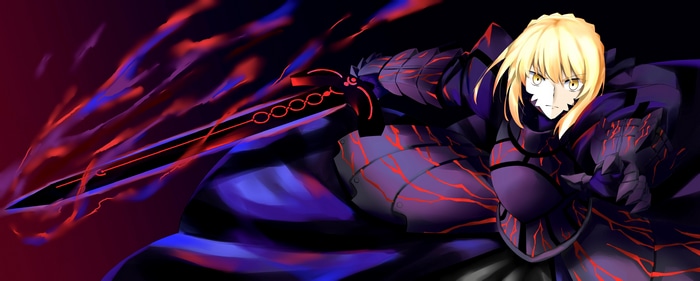 Saber Alter with Excalibur Morgan