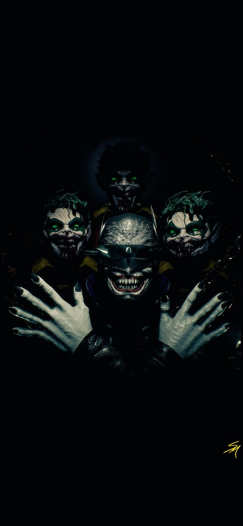 The Batman Who Laughs and Jokers