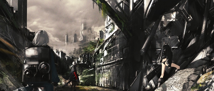 4K ɴᴀʀᴜᴇ in a ruined city