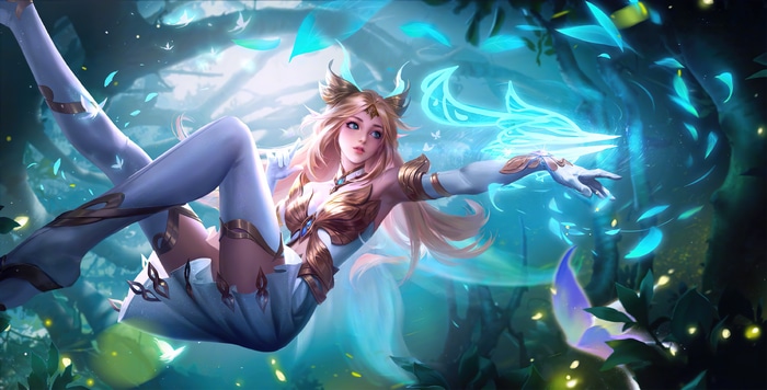 4K CGI Fantasy Woman with Glowing Magic