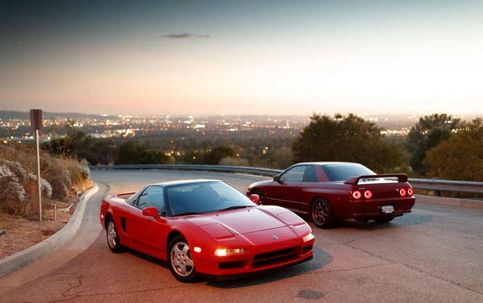 4K Honda NSX and Nissan Skyline R32