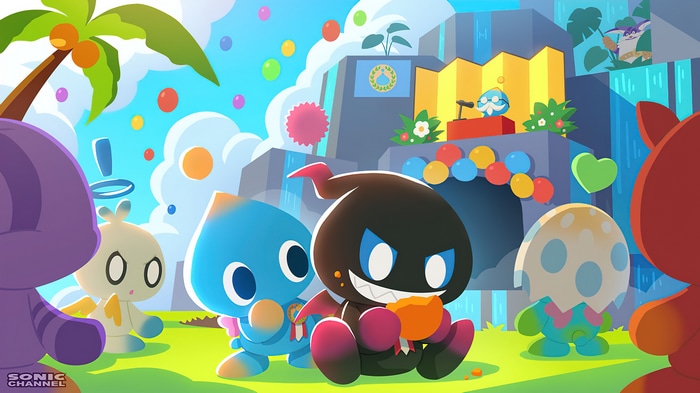 Sonic Chao and Friends at a Celebration