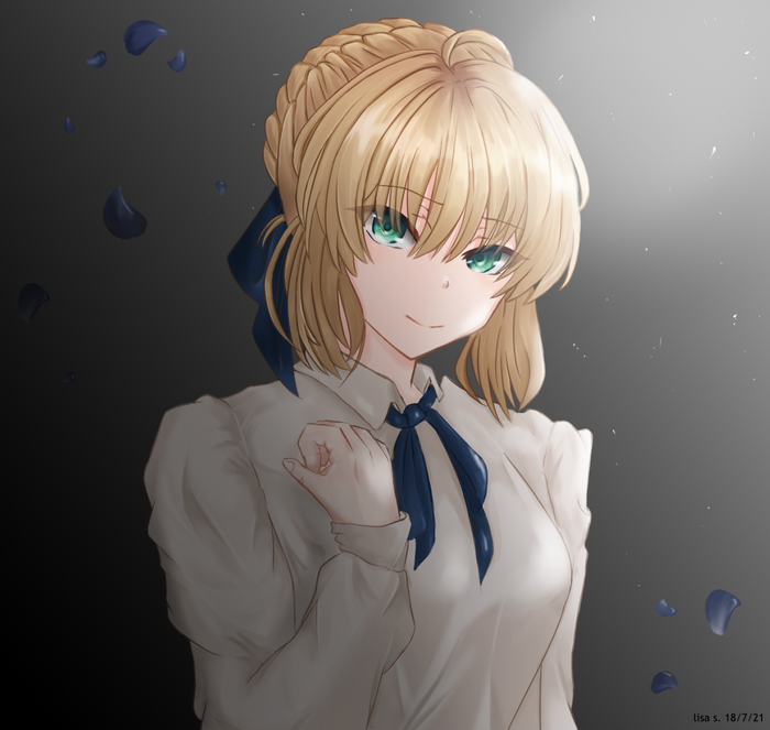 Saber Artoria Pendragon from Fate/Grand Order fan art
