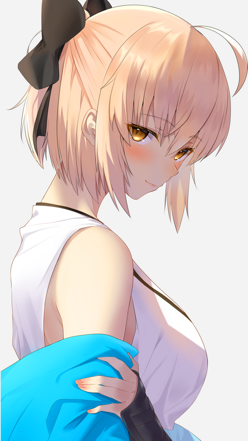Okita Souji from Fate/Grand Order fan art