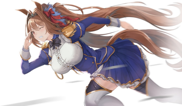 Daiwa Scarlet from Uma Musume Pretty Derby running