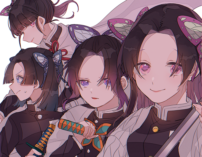 Kimetsu no Yaiba characters fan art