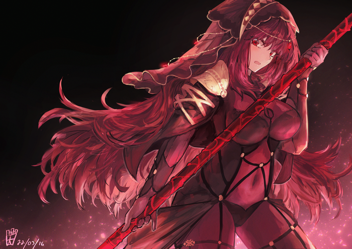 Scathach from Fate/Grand Order fan art
