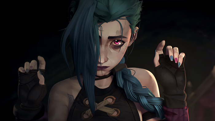 Jinx from Arcane in 4K