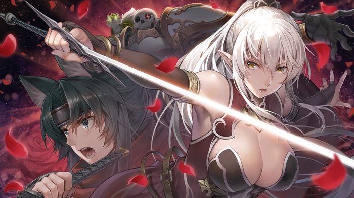 Skeleton Knight in Another World Characters with Swords