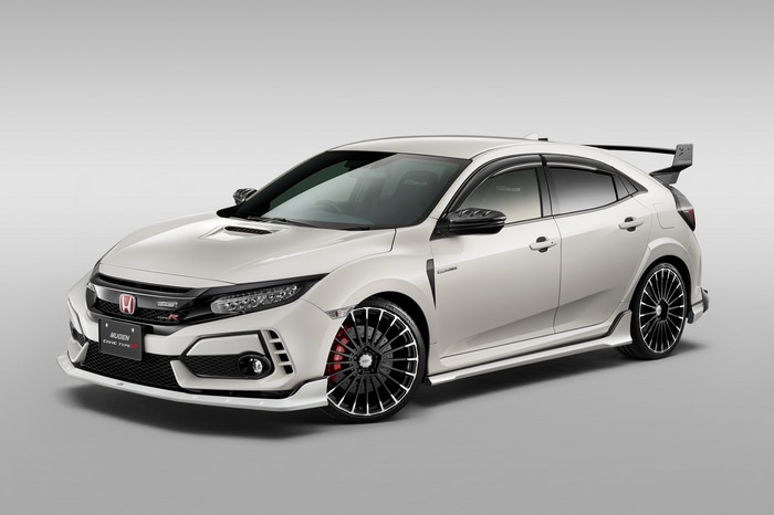 White Honda Civic Type R Mugen FK8