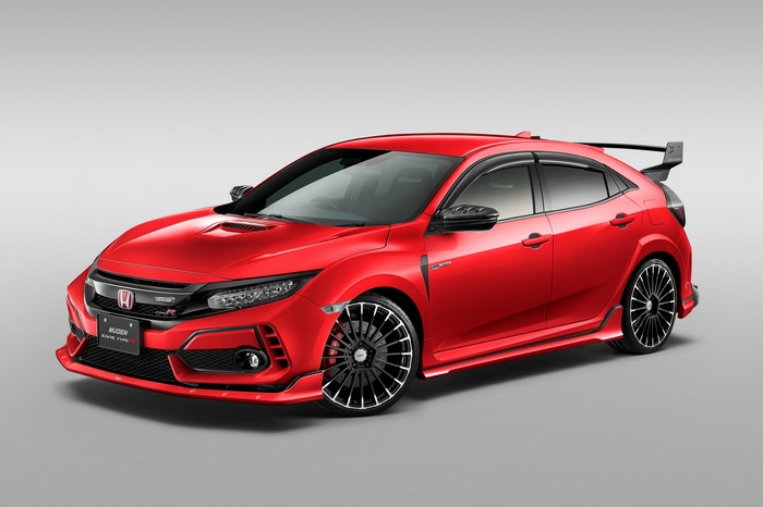 Red Honda Civic Type R Mugen Sports Car