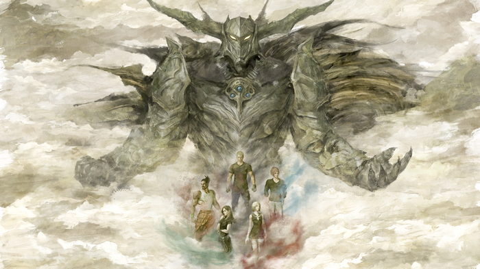 4K Warriors of Light and Garland in Final Fantasy