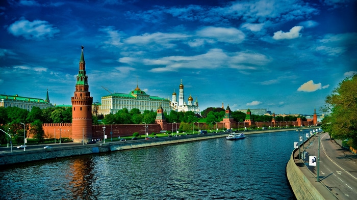 4K Kremlin Moscow Russia
