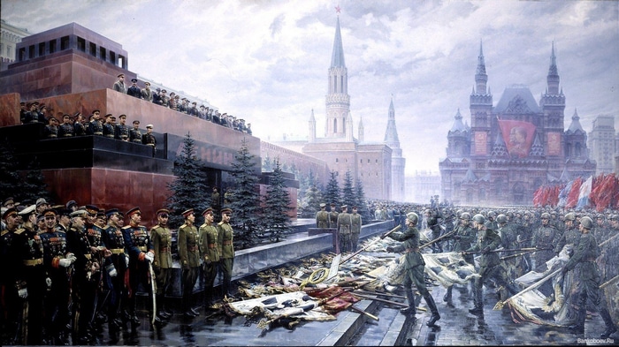 Victory Day Parade on Red Square, Moscow, USSR