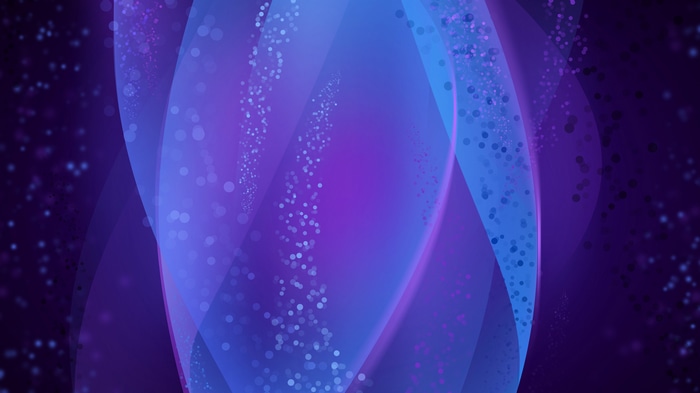 Abstract Purple and Blue Swirls with Bokeh