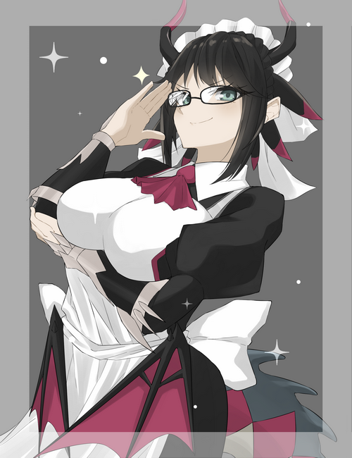 House Dragonmaid Maid Outfit Fan Art