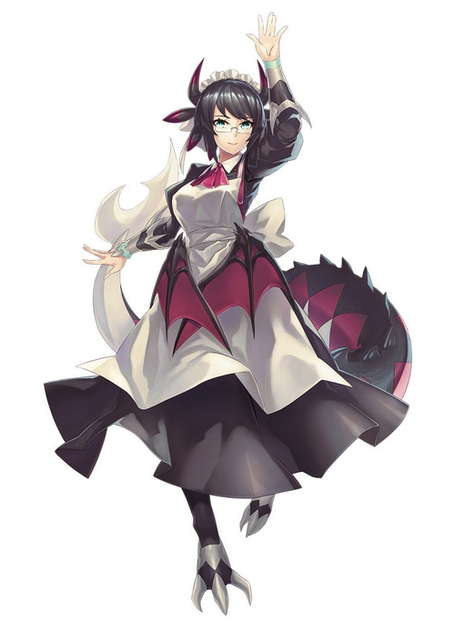 House Dragonmaid from Yu-Gi-Oh! Trading Card Game Fan Art