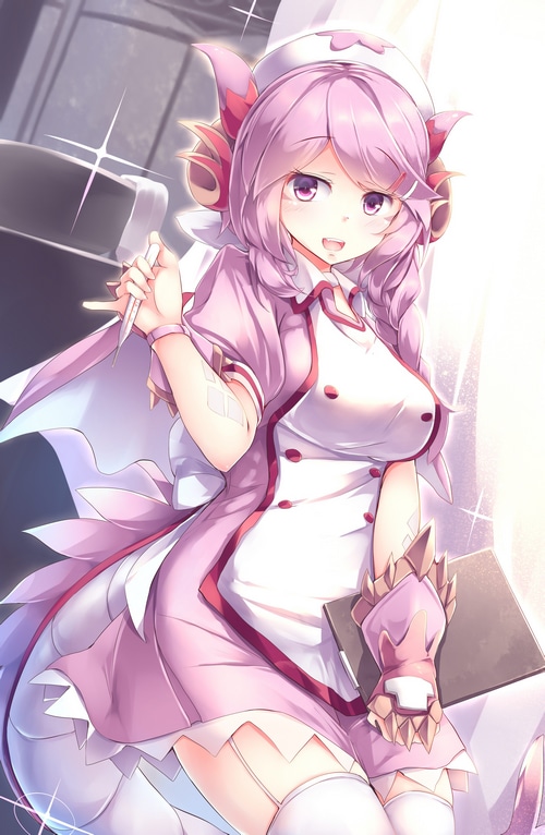 Nurse Dragonmaid from Yu-Gi-Oh! Trading Card Games