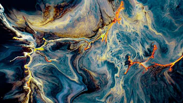 4K liquid splashes abstract art