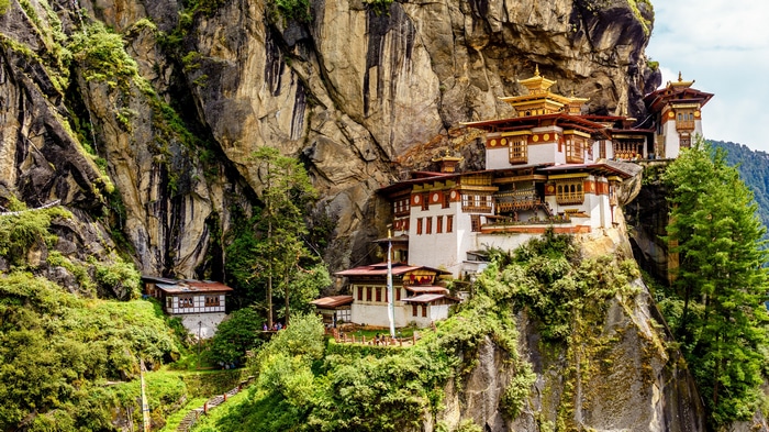 4K Taktsang Monastery in Bhutan