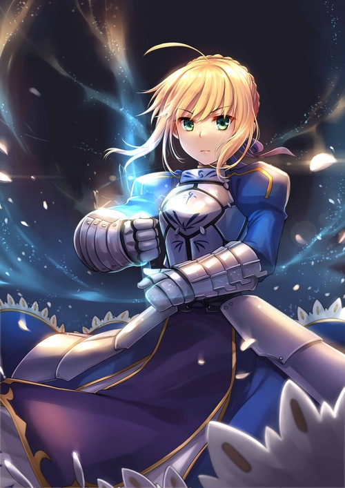 Artoria Pendragon from Fate/Grand Order in Armor