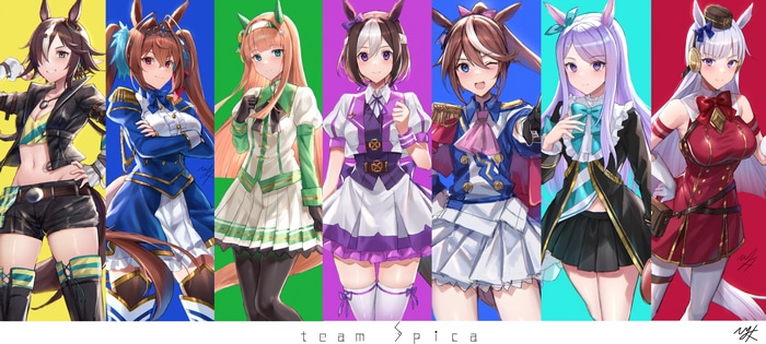 Uma Musume Pretty Derby Team Spica Fan Art