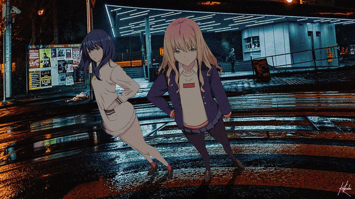 Minami Yume and Takarada Rikka in Tokyo