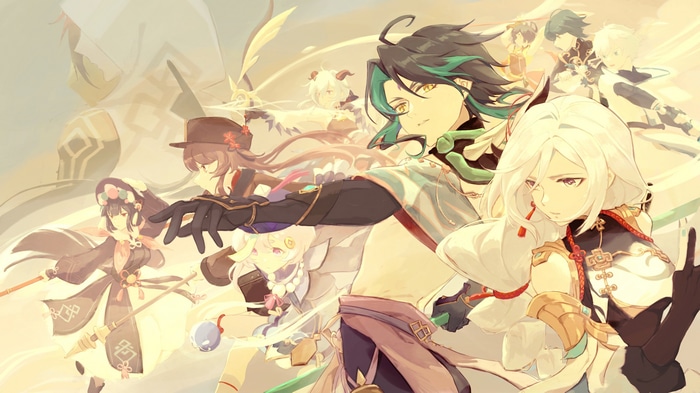 Genshin Impact Characters: Xiao, Shenhe, Hu Tao, and others