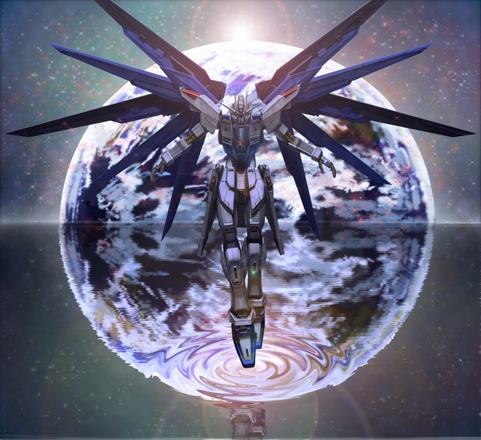 Freedom Gundam, Super Robot Taisen, Gundam, mechs, fan art, Mobile Suit ...