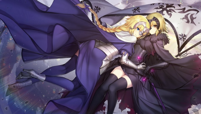 Jeanne d'Arc and Avenger Jeanne from Fate Series