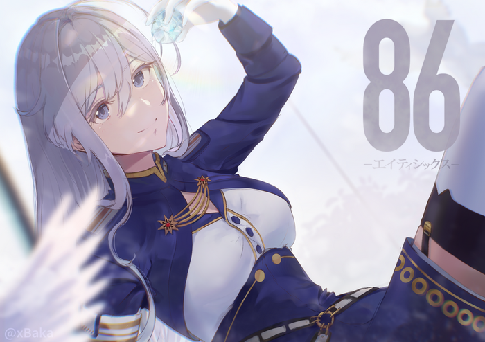4K Vladilena Milizé fan art from Eighty-Six