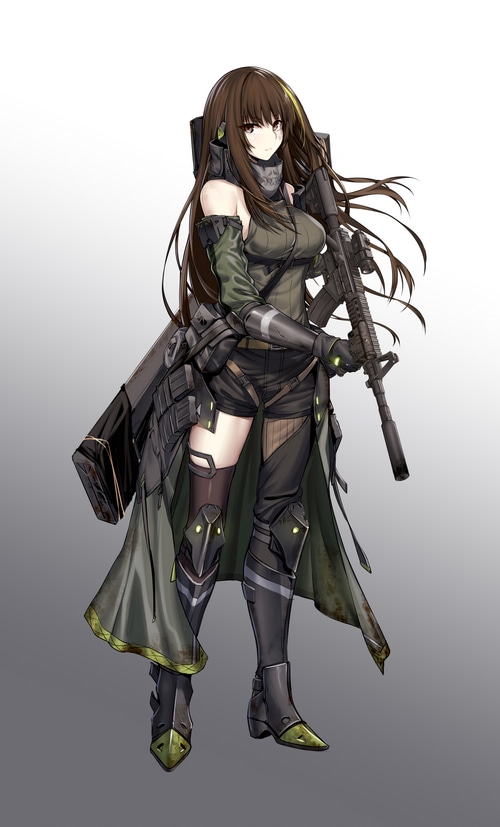 4K M4A1 from Girls Frontline fan art