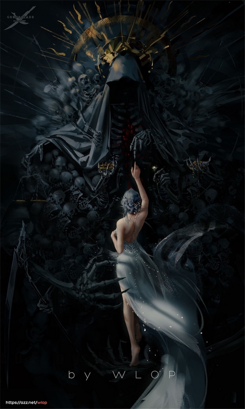 Ghostblade by WLOP