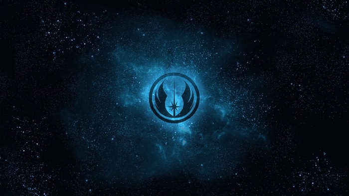 Star Wars Jedi Order Logo in Space