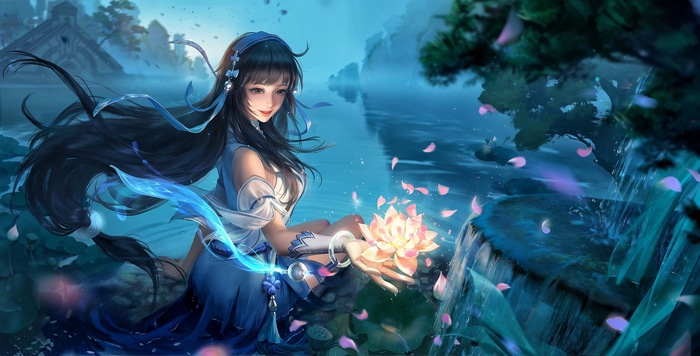4K XiShi with Lotus Flower