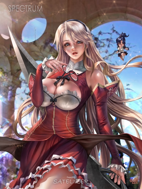 Satellizer el Bridget and Chibi Character by Mansik Yang