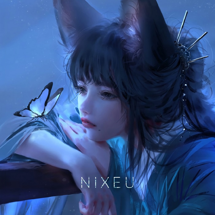 Nixeu with a butterfly