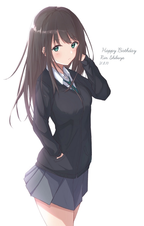Shibuya Rin from THE iDOLM@STER Cinderella Girls Birthday Art