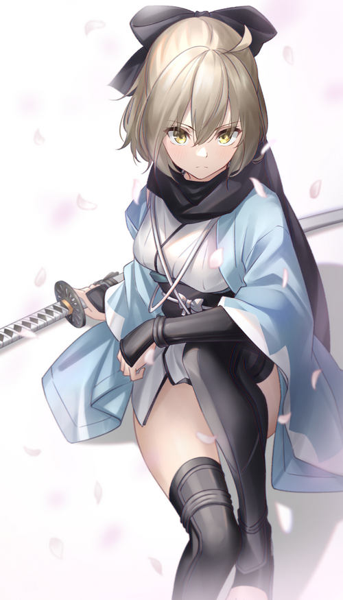 Okita Souji fan art from Fate/Grand Order
