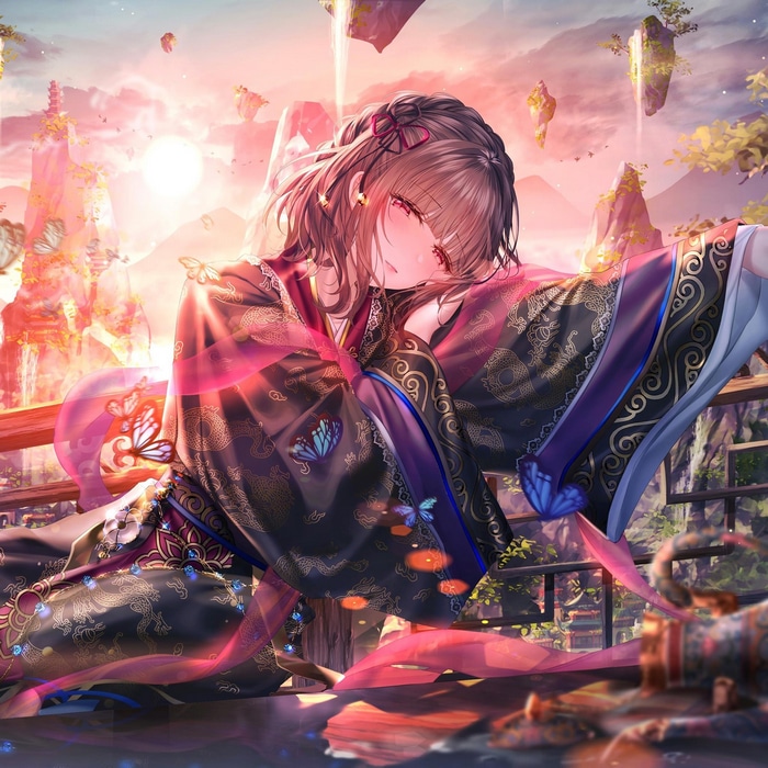 Junpaku Karen in Chinese Clothing