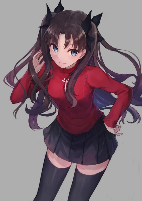 Tohsaka Rin from Fate series fan art