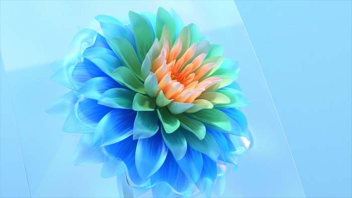 4K 3D Abstract Blooming Flower