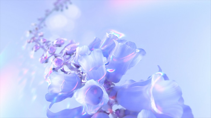 4K 3D Abstract Blooming Flowers