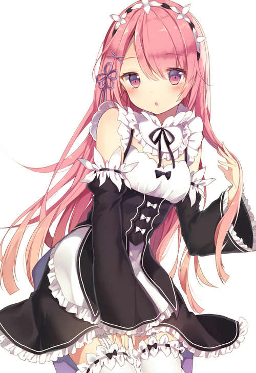 Ram from Re:Zero in a maid outfit