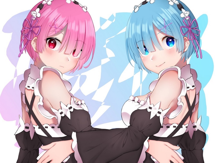 Ram and Rem from Re:Zero