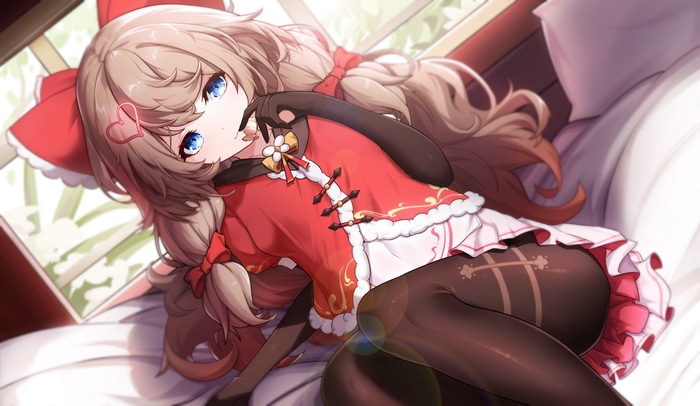 4K A-SOUL girl with blonde hair and blue eyes