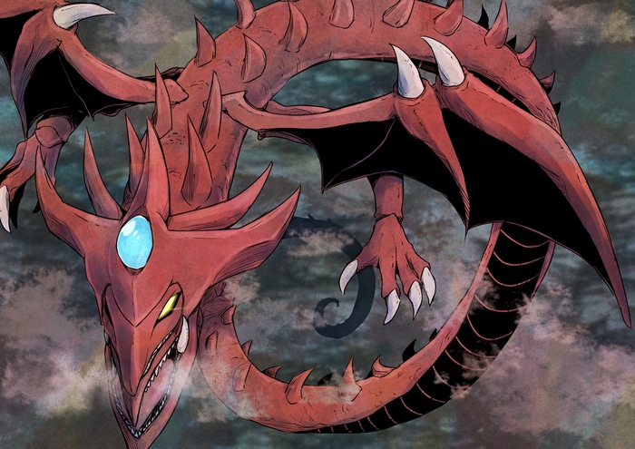 Slifer the Sky Dragon from Yu-Gi-Oh! fan art