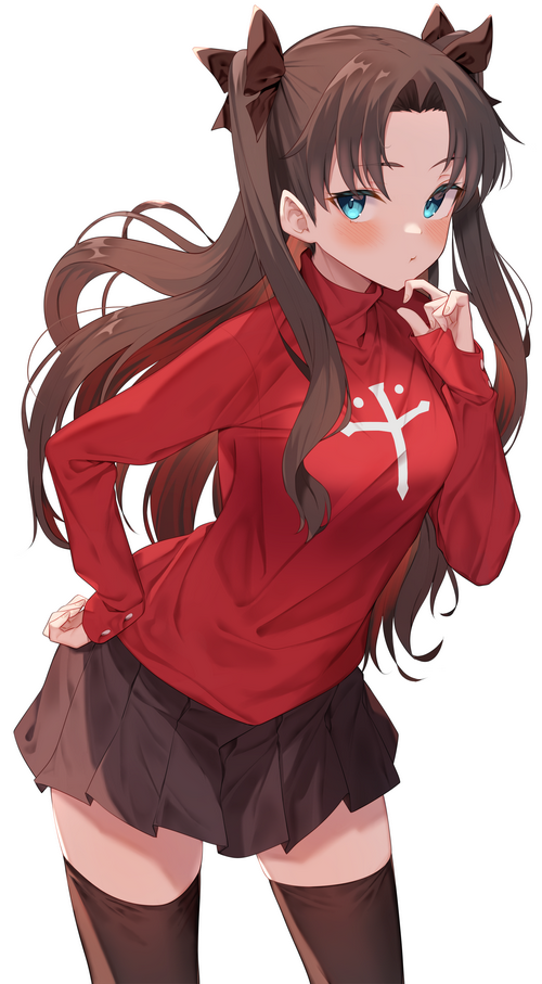 Tohsaka Rin from Fate/Stay Night fan art