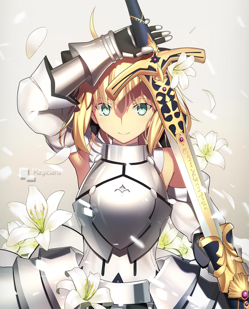 Saber Lily with Excalibur from Fate/Grand Order
