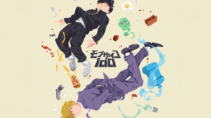 Mob Psycho 100 Anime Characters Falling